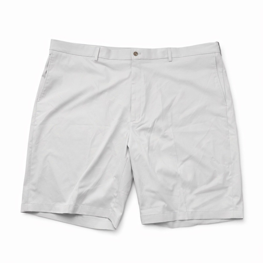 Walter Hagen Big & Tall Perfect 11 Flat Front Light Khaki Shorts 50 X 10.5 NWT